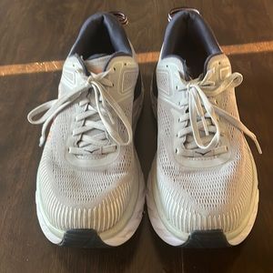 Hoka One One Womens Bondi 7 Blue Running Shoes Size 9.5 (Wide) (USED)